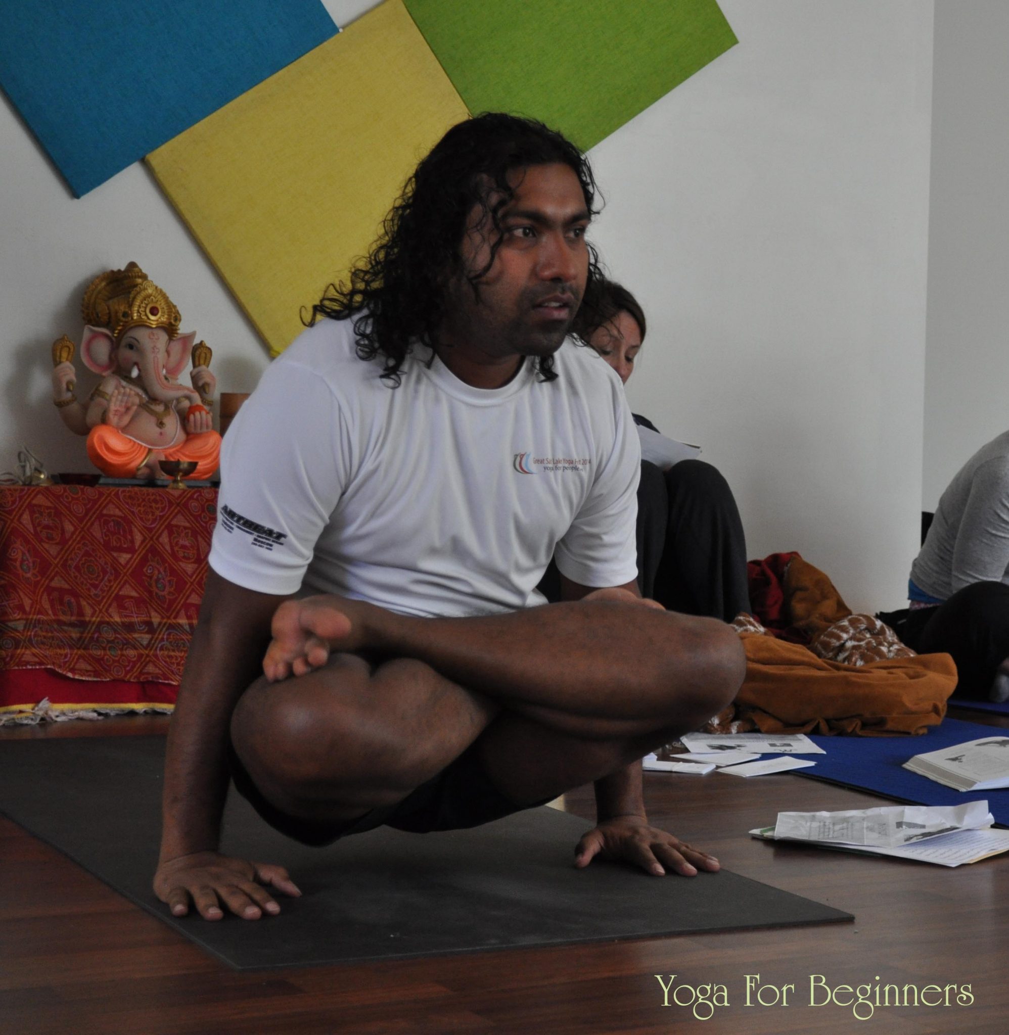 Young man practicing yoga | Santosh Yoga Institute in Salt Lake City, UT