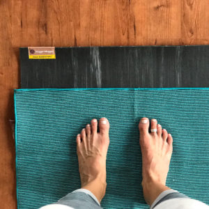 Yoga Towel Teal in Salt Lake City, UT | Santosh Yoga Institute